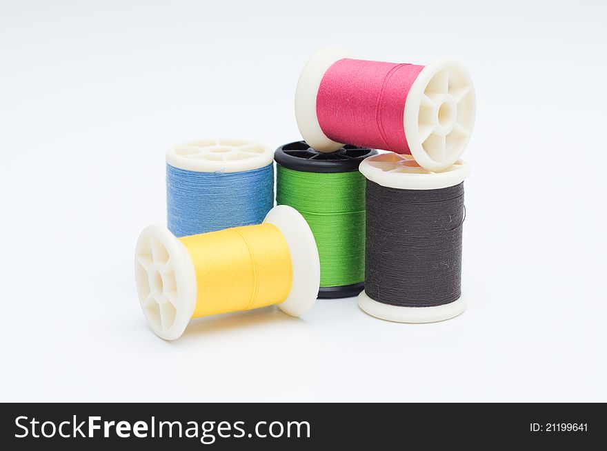 Spools of thread