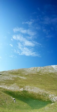 Dinara Mountain Over Blue Sky Royalty Free Stock Photo Dinara Mountain Over Blue Sky Royalty Free Stock Photo