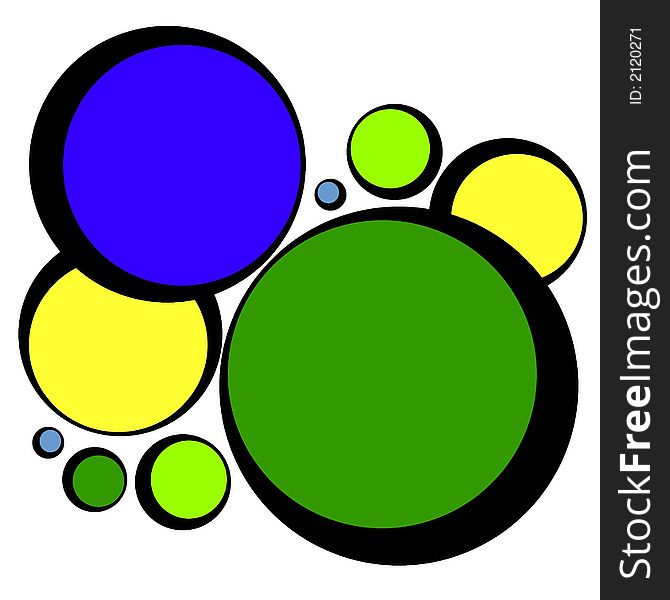 Retro Circle Shaped Pattern 2