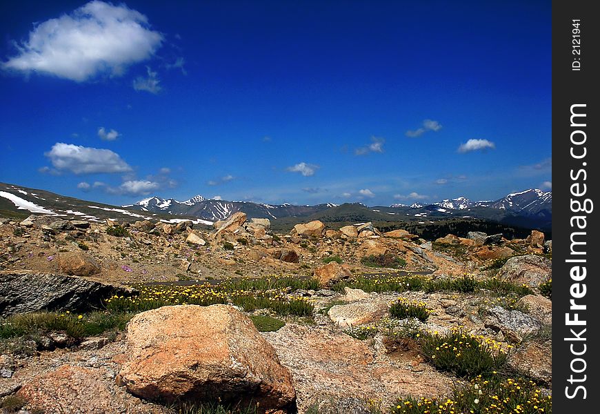 Colorado mountains landscape