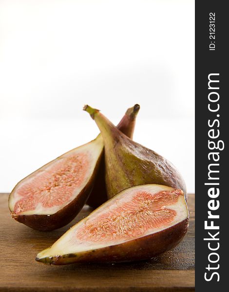 Fresh Figs on a cutting board