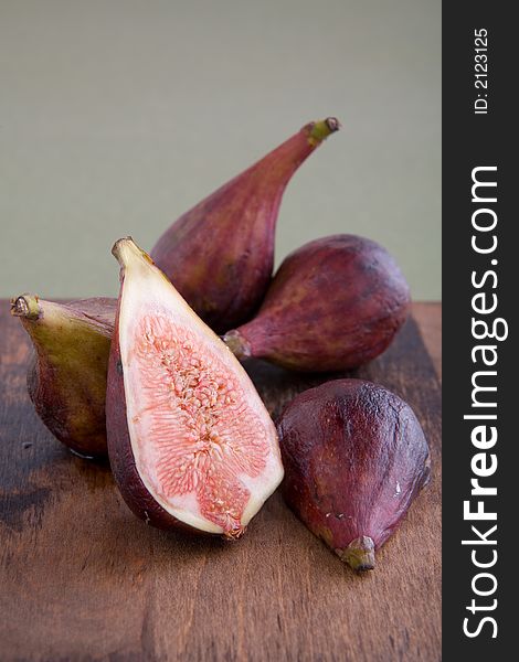 Figs sliced and ready to be cooked. A beautiful arrangement of fresh figs. Figs sliced and ready to be cooked. A beautiful arrangement of fresh figs.