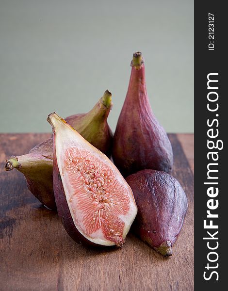 Figs sliced and ready to be cooked. A beautiful arrangement of fresh figs. Figs sliced and ready to be cooked. A beautiful arrangement of fresh figs.
