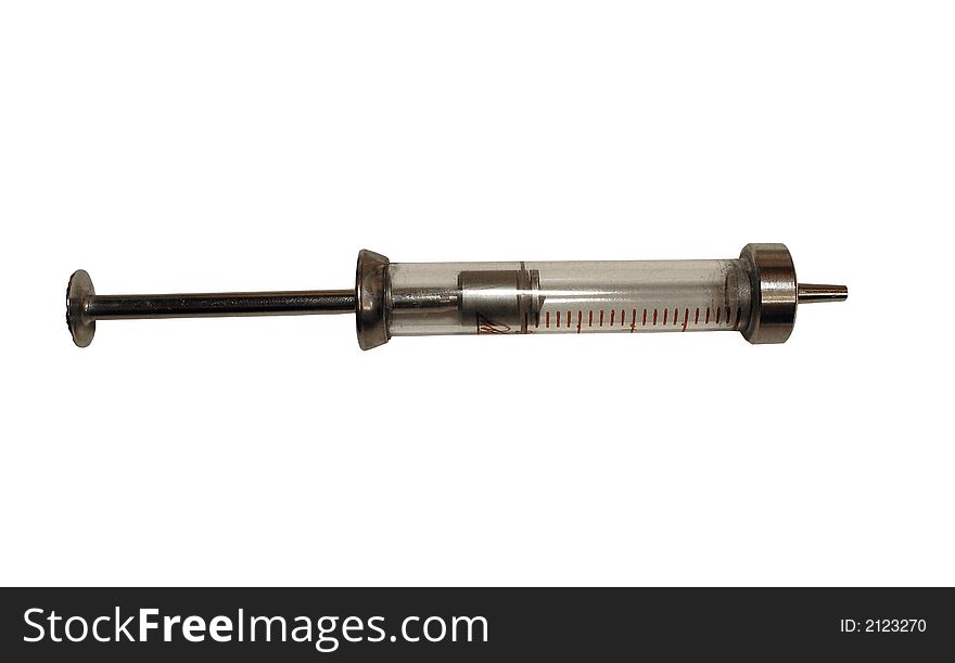 Syringe insulated, isolated, with clipping path for photoshop, with path, for designer. Syringe insulated, isolated, with clipping path for photoshop, with path, for designer