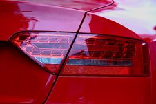 Sports Car Tail Light. Royalty Free Stock Photo Sports Car Tail Light. Royalty Free Stock Photo