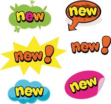 Label And Bubbles With News Stock Photography Label And Bubbles With News Stock Photography