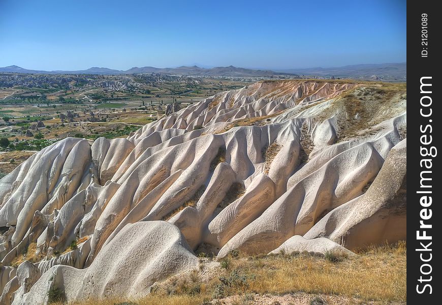 The eroded landscape of Cappadocia