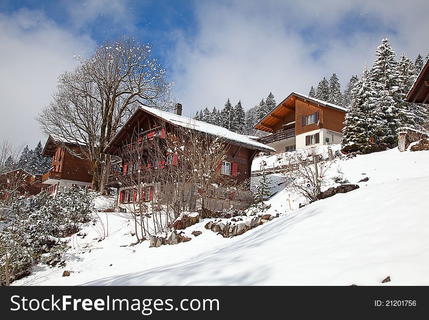 Winter In The Alps