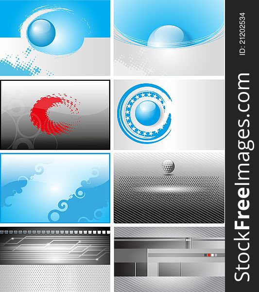 Business Cards Vector Eps10