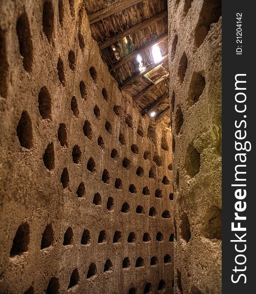 Inside A Pigeon House