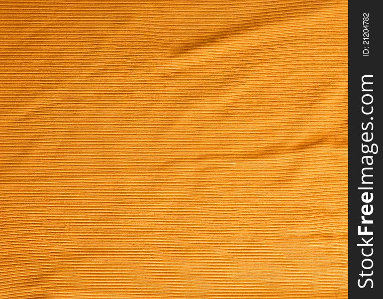 Orange textile background for your design