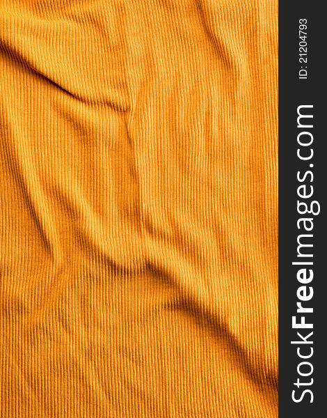 Orange textile background for your design