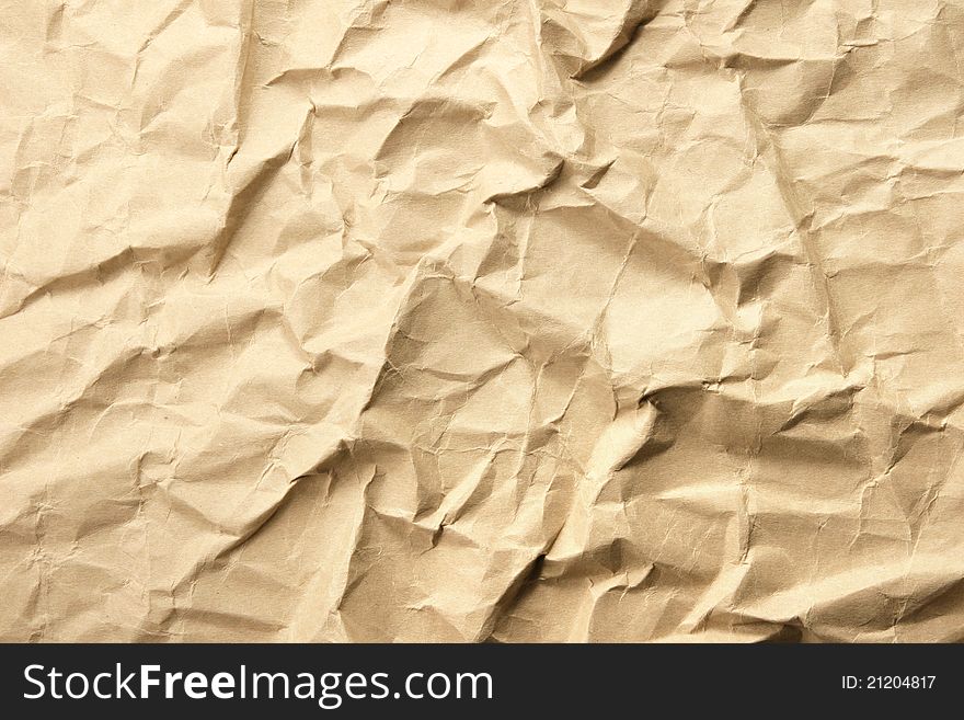 Crushed grunge paper background for your design