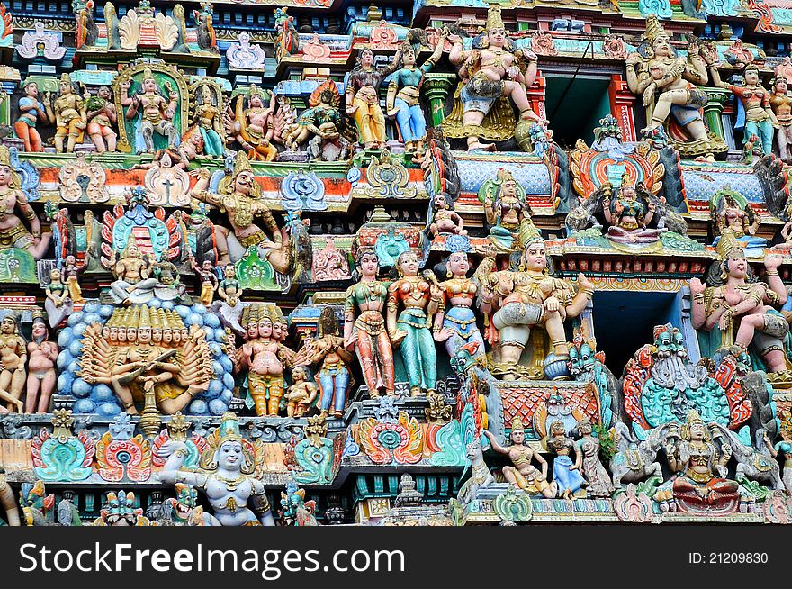 Ancient Shiva temple at Vaitheeswaran kovil in TamilNadu India. Ancient Shiva temple at Vaitheeswaran kovil in TamilNadu India