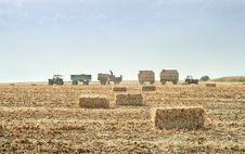 Straw Bales In Autumn Stock Photo Straw Bales In Autumn Stock Photo