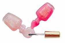 Bottle Of Pink Nail Polish Stock Image Bottle Of Pink Nail Polish Stock Image