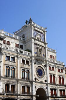 St. Mark S Clock Tower, Venice Royalty Free Stock Photography St. Mark S Clock Tower, Venice Royalty Free Stock Photography