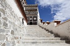 Tibet: Building In Potala Palace Stock Photography