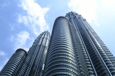Twin Towers In Kuala Lumpur Stock Photos Twin Towers In Kuala Lumpur Stock Photos