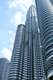 Twin Towers In Kuala Lumpur Royalty Free Stock Image Twin Towers In Kuala Lumpur Royalty Free Stock Image