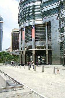 Twin Towers In Kuala Lumpur Royalty Free Stock Photo