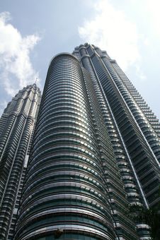 Twin Towers In Kuala Lumpur Royalty Free Stock Images Twin Towers In Kuala Lumpur Royalty Free Stock Images