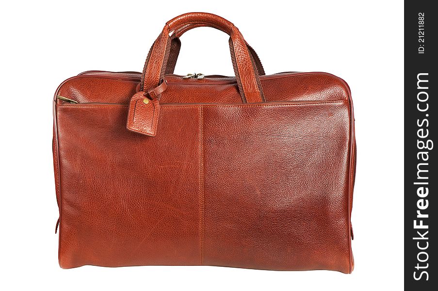 Brown men s hand bag