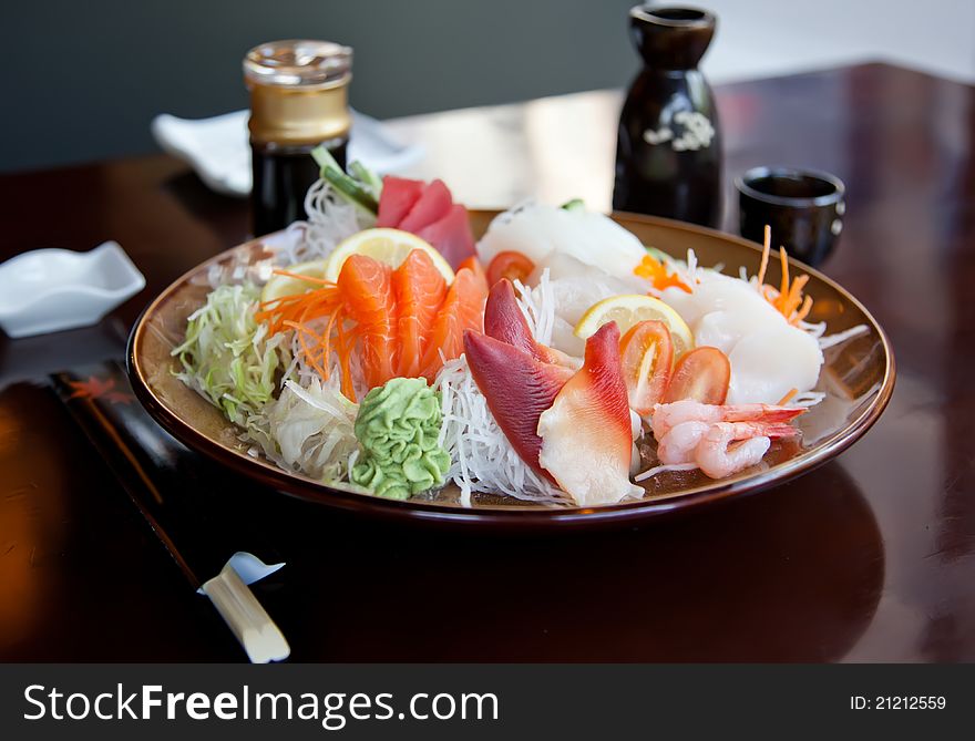 Japanese Restaurant Plate