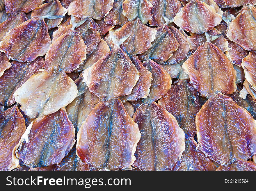 Fish fillet at the Thailand's market. Fish fillet at the Thailand's market