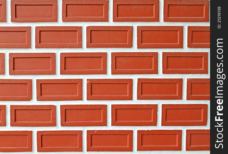 Modern brick wall for background