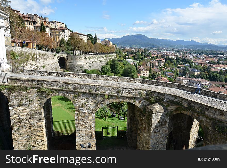 Porta San Giacomo, Citta Alta, Bergamo (Old Town)