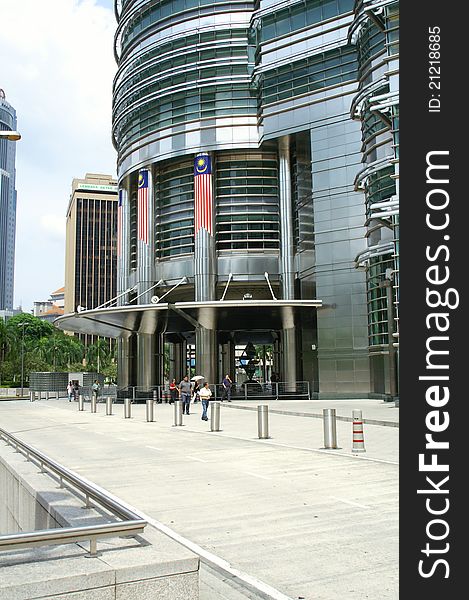 Twin Towers in Kuala Lumpur, the Tallest twin buildings in the world.