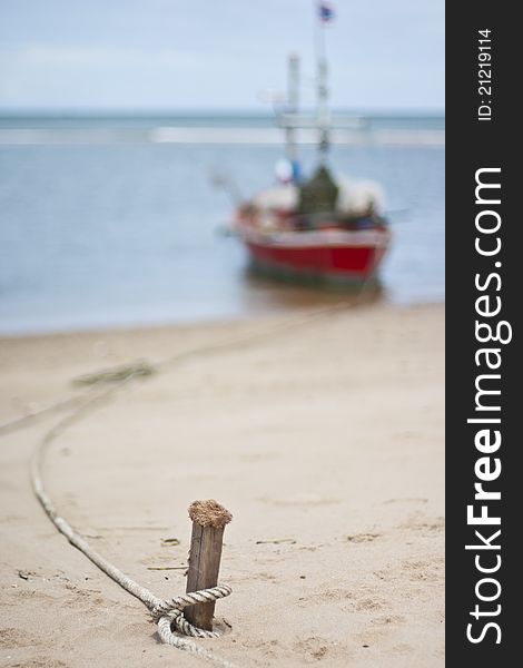 Fishing Boat And Sea In Thailand