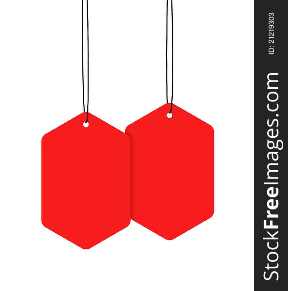 Red Hanging Tags