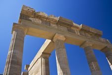 Ancient Temple Of Lindos Stock Photo Ancient Temple Of Lindos Stock Photo