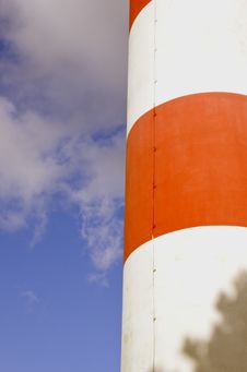 Lighthouse Fragment And Sky Royalty Free Stock Images Lighthouse Fragment And Sky Royalty Free Stock Images