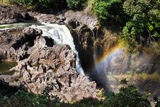 Rainbow Waterfall Royalty Free Stock Photo