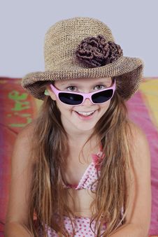 Girl In Summery Outfit Stock Photo Girl In Summery Outfit Stock Photo
