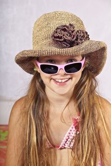 Girl In Summery Outfit Royalty Free Stock Image Girl In Summery Outfit Royalty Free Stock Image