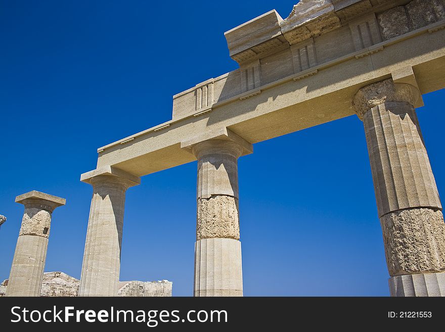 Ancient Temple Of Lindos