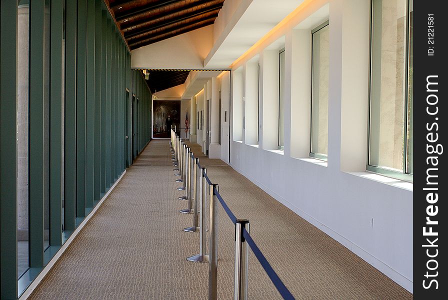 Reagan Library Hallway