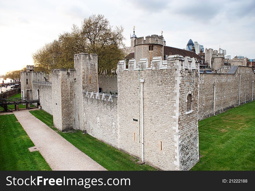 Tower of London panorama, Tower Hill, London