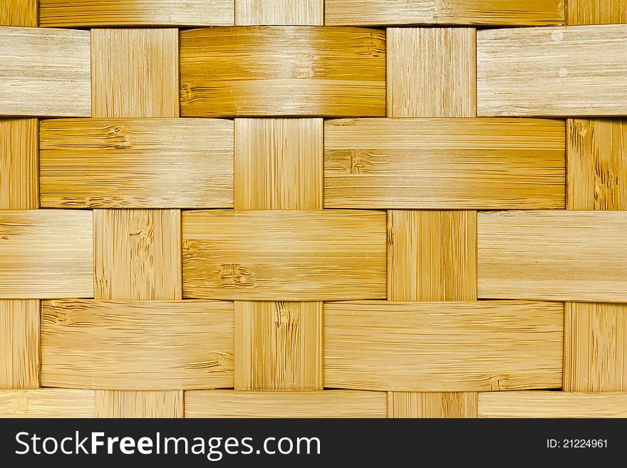 Woven bamboo panel for background