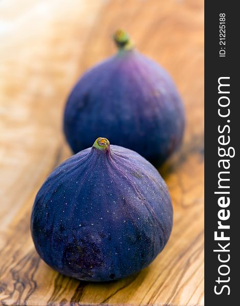 Fresh,ripe Figs,a Close Up Shot