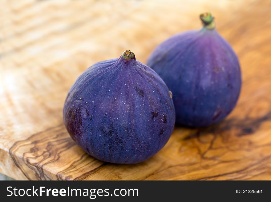 Fresh,ripe Figs,a Close Up Shot