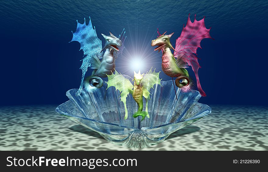Image of the dragon family