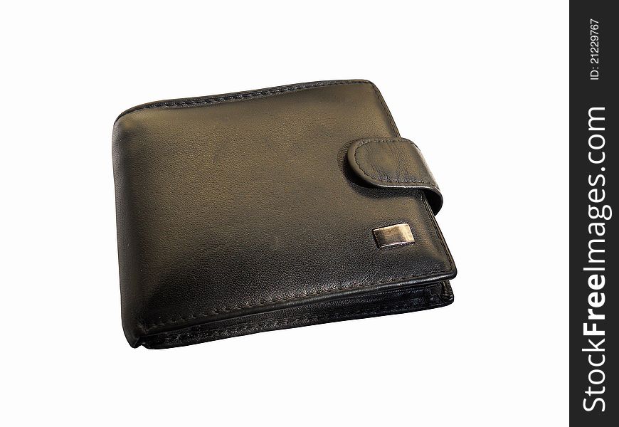 Wallet of the business man filled with money and documents