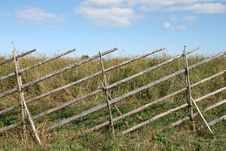 Wooden Fence On Kizhi Island Royalty Free Stock Images Wooden Fence On Kizhi Island Royalty Free Stock Images