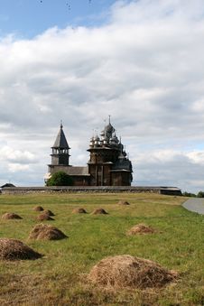 Old Wooden Church On Kizhi Island Royalty Free Stock Image