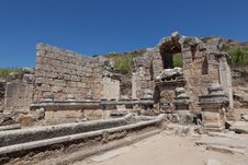 Ancient Ruins Perge Turkey Royalty Free Stock Photos Ancient Ruins Perge Turkey Royalty Free Stock Photos